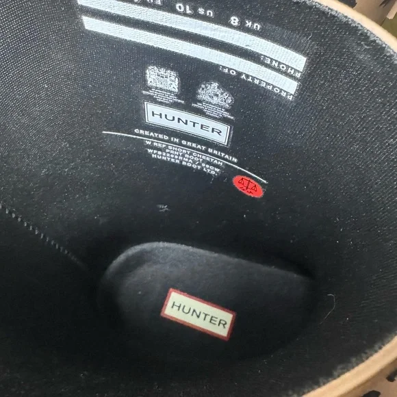 Hunter Leopard Print Boots - Picture 3 of 5